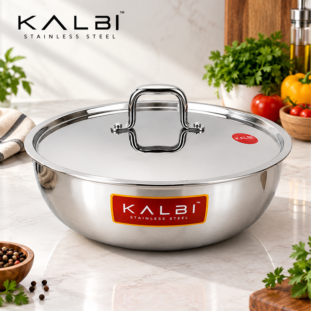 Triply Stainless Steel Tasla | Heavy Duty Kitchen Cookware