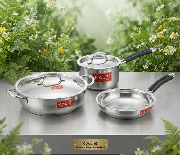 Triply Daily Cooking Set – 3 Pieces  {Small size}